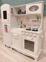 Wooden Simulation Kitchen Pretend Play Toy With Cookware - Image 2