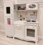 Wooden Simulation Kitchen Pretend Play Toy With Cookware