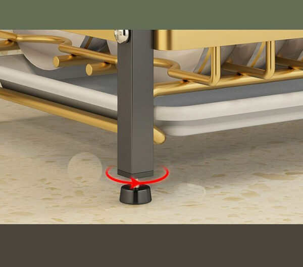 3 Tier Kitchen Dish Rack Storage Unit Kitchen Shelf - Image 6