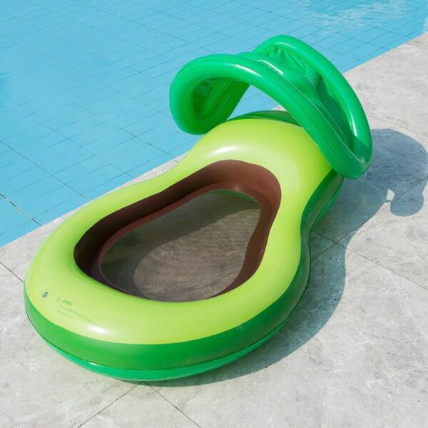 Inflatable Floating Pool Toy with Canopy Swimming Pool Toy - Image 3