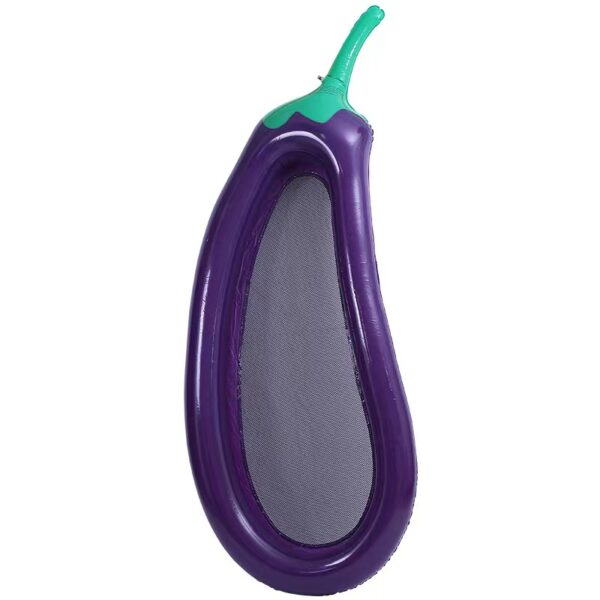 Inflatable Swimming Pool Float Floating Pool Toy- Purple Eggplant - Image 3