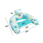 Inflatable Swimming Pool Float Floating Chair - Blue - Image 2