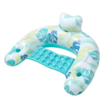 Inflatable Swimming Pool Float Floating Chair - Green - Image 7