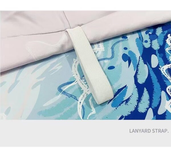 Beach Towel Adult Hoodie Towel Microfiber Quick Dry Sand Free One Size Blue - Image 7