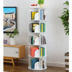 Kids bookshelf 360 degree rotation extra storage 5 layers - Image 9