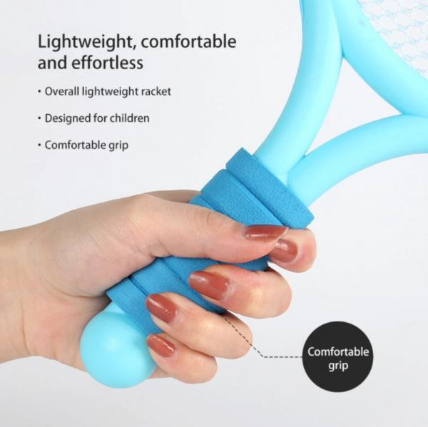 Children Badminton Racquets Set Tennis Racket Set Outdoor Toy - Purple - Image 6