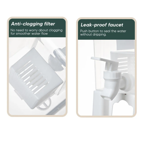 3.5L Water Container with Water Tap Water Filter - Image 13