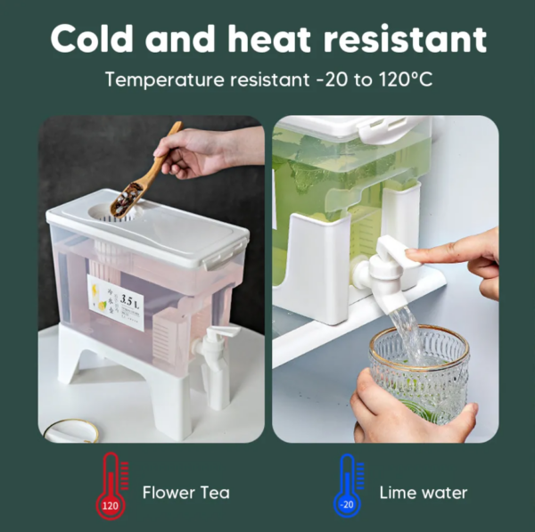 3.5L Water Container with Water Tap Water Filter - Image 7