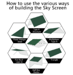 Camping Tent Outdoor Sun Shade 4x4M Waterproof 19 Hanging Points - camouflage - Image 9