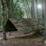 Camping Tent Outdoor Sun Shade 4x4M Waterproof 19 Hanging Points - camouflage