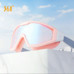 Swimming Goggles Anti-fog Electroplating Professional UV Protection - Pink - Image 2