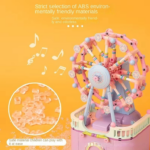 Building Blocks Rotating Music Box Building Bricks 710pcs - Ferris wheel - Image 7