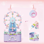 Building Blocks Rotating Music Box Building Bricks 710pcs - Ferris wheel - Image 5