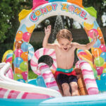 Inflatable Pool Water Play Center Water Slide - Candy Zone - Image 9