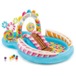 Inflatable Pool Water Play Center Water Slide - Candy Zone - Image 6