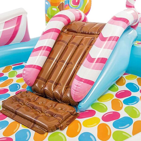 Inflatable Pool Water Play Center Water Slide - Candy Zone - Image 5