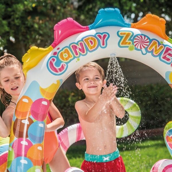 Inflatable Pool Water Play Center Water Slide - Candy Zone - Image 4