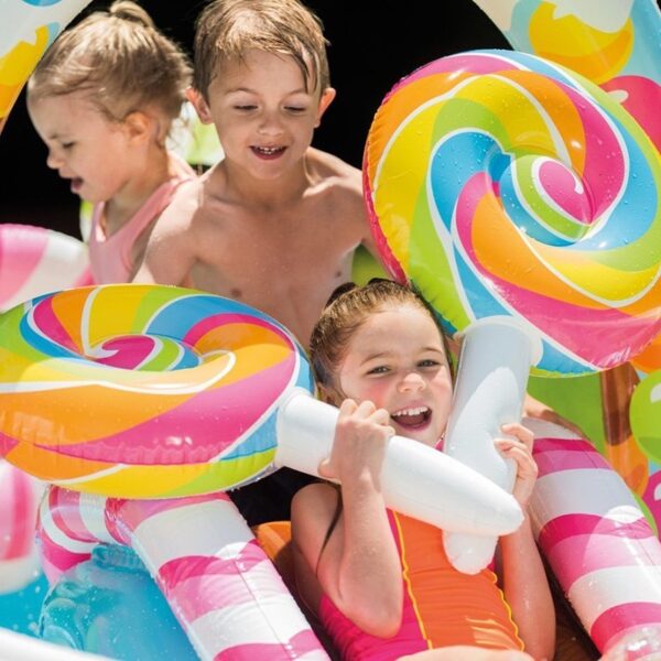 Inflatable Pool Water Play Center Water Slide - Candy Zone - Image 3