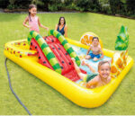 Inflatable Pool Water Play Center Water Slide - Fruit World - Image 8