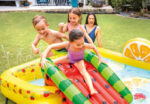 Inflatable Pool Water Play Center Water Slide - Fruit World - Image 6