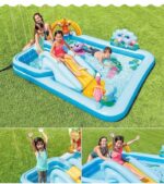 Inflatable Pool Water Play Center Water Slide - Crocodile Park - Image 8