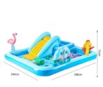 Inflatable Pool Water Play Center Water Slide - Crocodile Park - Image 2