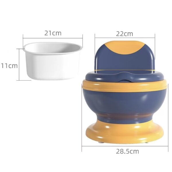 Toilet Training Potty Non-slip Toilet Trainer - Blue - Image 3