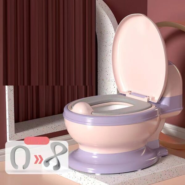 Pottyseat6 Toilet Training Potty Non-slip Toilet Trainer - Pink - Image 1