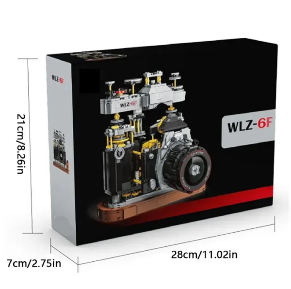 Building Blocks Film Camera Welleadz WLZ-6F Vintage Camera Model Bricks - Image 3