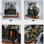 Building Blocks Film Camera Welleadz WLZ-6F Vintage Camera Model Bricks - Image 4