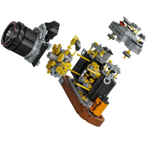 Building Blocks Film Camera Welleadz WLZ-6F Vintage Camera Model Bricks - Image 6