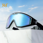 Swimming Goggles Anti-fog Electroplating Professional UV Protection - Black - Image 3