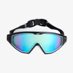 Swimming Goggles Anti-fog Electroplating Professional UV Protection - Black - Image 2