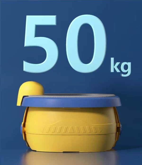 Portable Travel Toilet Potty - Blue n Yellow - Image 6