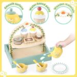 Wooden Simulation Royal Afternoon Tea Set - Image 9