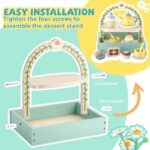 Wooden Simulation Royal Afternoon Tea Set - Image 7