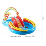 Inflatable Pool Water Play Center Water Slide - Rainbow Park - Image 2