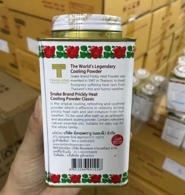 Cooling Powder Snake Brand Prickly Heat Original Cooling Powder - Image 2